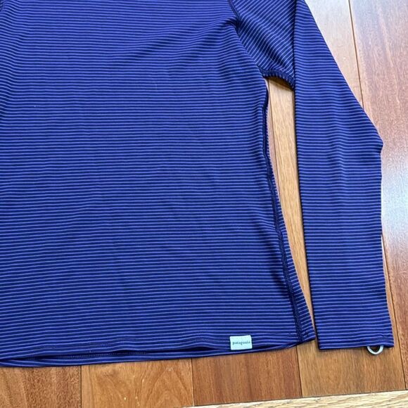 Patagonia Women's Capilene 2 Lightweight Polartec Top Purple Striped size M - Picture 4 of 8